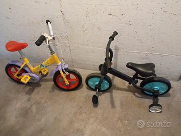 2 bici per bambini 