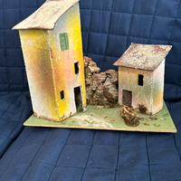 Grande gruppo di case per Presepe