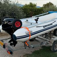 Tender gommone QuickSilver alluminio nuovo+carrel