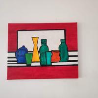 QUADRO ORIGINALE DIPINTO A MANO ACRILICO SU TELA