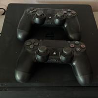 Ps4 slim 1Tb 2 controller+giochi