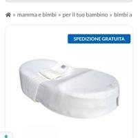 materassino ergonomico per neonati