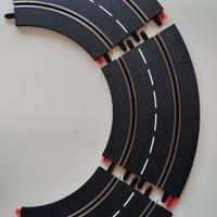 Carrera 124 132 - Lotto di 3 curve raggio 1 60°
