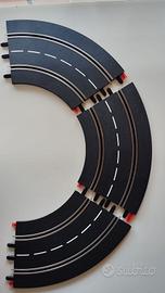 Carrera 124 132 - Lotto di 3 curve raggio 1 60°