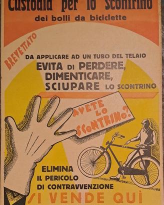 Stampa custodia dei bolli da bicicletta 1935