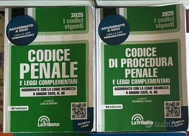 Codice penale e di procedura penale 2025 LaTribuna