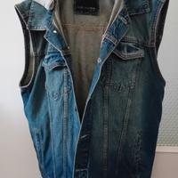 SMANICATO UOMO JEANS NUOVO TAGLIA XL 