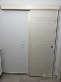 Porta scorrevole modello mantovana/scrigno bianca