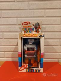 SPARKLING WALKING ROBOT VINTAGE GIG ANNI '80 ROBOT