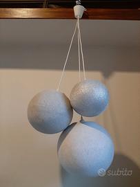 lampadario babylab tre sfere 