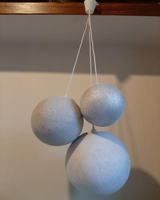lampadario babylab tre sfere 