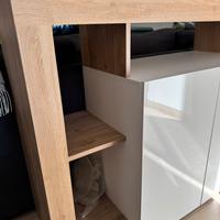 Soggiorno completo: mobiletv, 2 credenze e vetrina