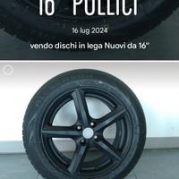 Dischi i lega 16''  nuovi