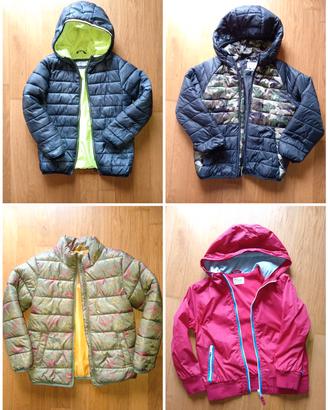 giubbini bimbo 5/6 anni