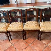 4 sedie stile Luigi Filippo