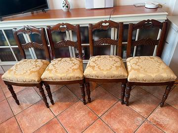 4 sedie stile Luigi Filippo