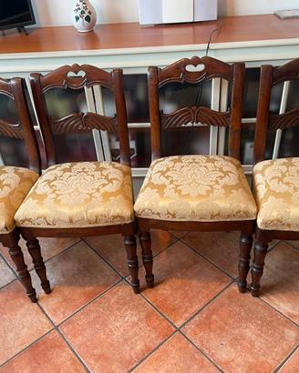 4 sedie stile Luigi Filippo