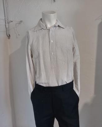 Camicia misto lino cotone H&M - a righe - tg. S