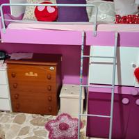 armadio con letto a castello 