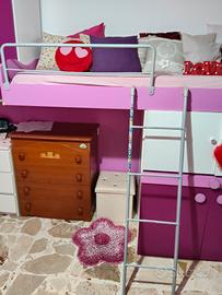 armadio con letto a castello 