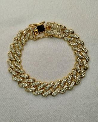 Bracciale stile Cubano color Oro Unisex