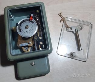 timer orologio meccanico a molla modernariato vint