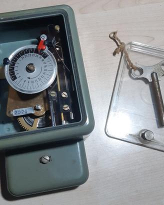 timer orologio meccanico a molla modernariato vint