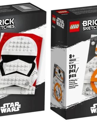 LEGO Star Wars Brick Sketches 40431 40391 BB 8