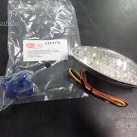 Fanale posteriore cromato led custom omologato