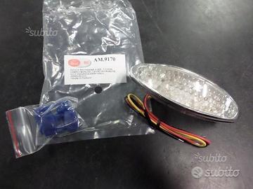 Fanale posteriore cromato led custom omologato