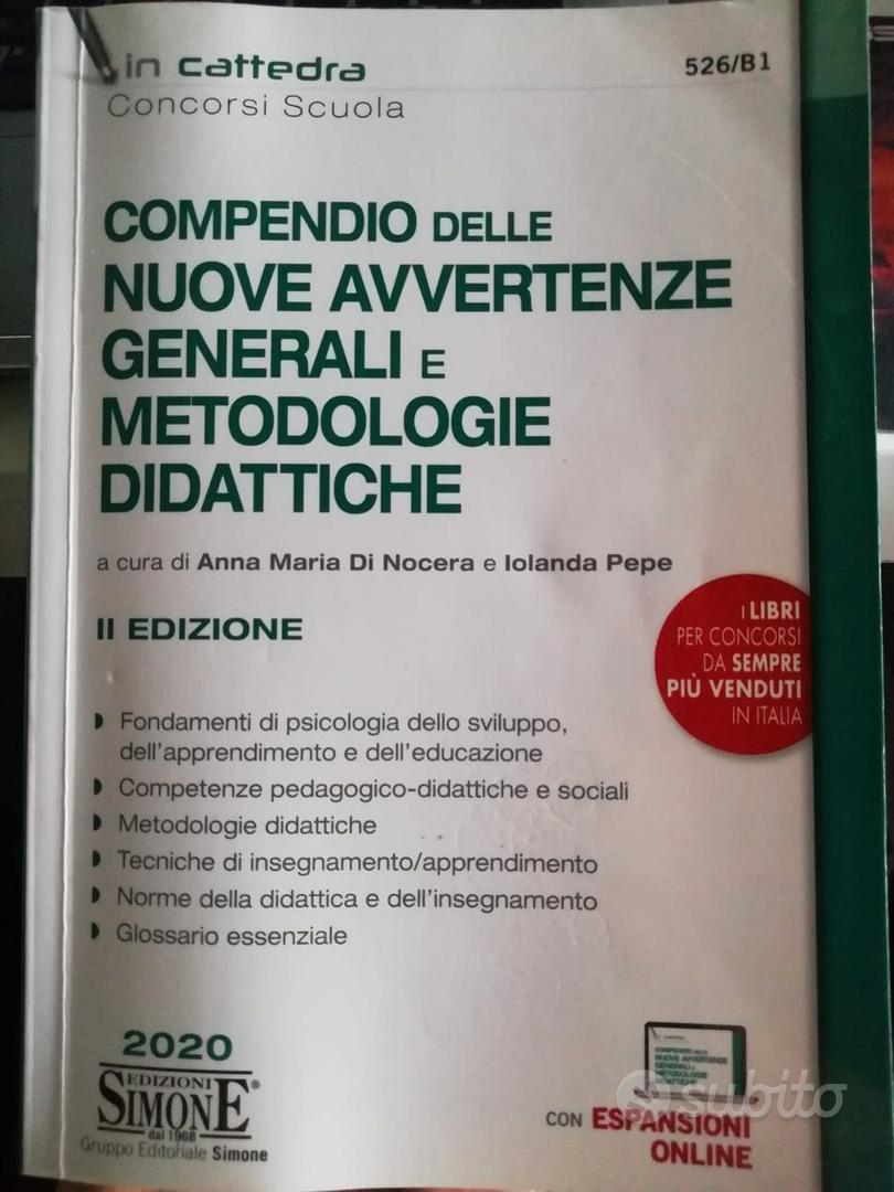 Libro Concorso Docenti psicologia-pedagogia-metod. - Libri e Riviste In  vendita a Brescia