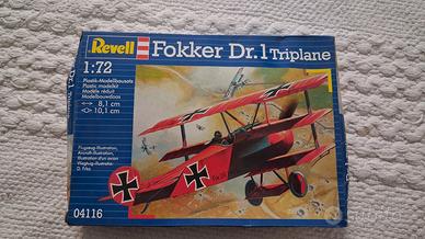 modellino statico Fokker Dr tripane