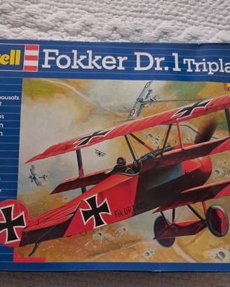 modellino statico Fokker Dr tripane