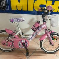 bicicletta per bambina da 14” - anni 3-5