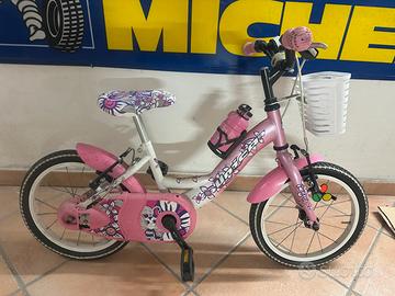 bicicletta per bambina da 14” - anni 3-5