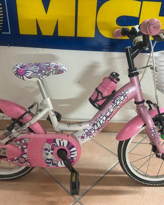 bicicletta per bambina da 14” - anni 3-5