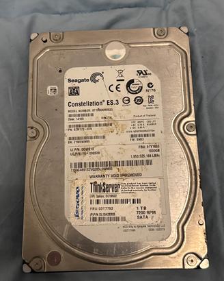 Hard disk 3,5” Seagate ES.3 – 1 TB SATA 7200RPM