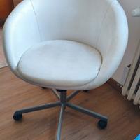 sedia da studio con ruote 