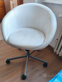 sedia da studio con ruote 