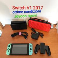 Nintendo switch V1 2017 poco uso Joycon nuovi