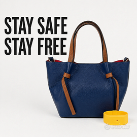 Borsa Pelle + Allarme Sicurezza LeTuscany