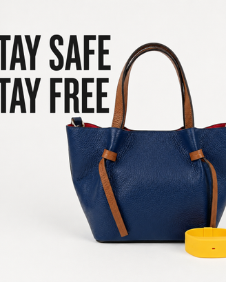 Borsa Pelle + Allarme Sicurezza LeTuscany