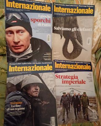 Lotto 4 riviste storiche 'Internazionale' (2014)