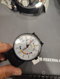 orologio nautica acciaio nero