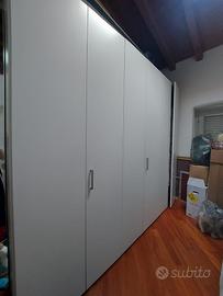 Armadio bianco 6 ante