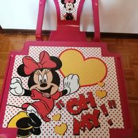 Tavolo e sedia in plastica Progarden Disney Minnie