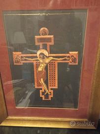 Litografia delle Poste riproduzione crocifisso