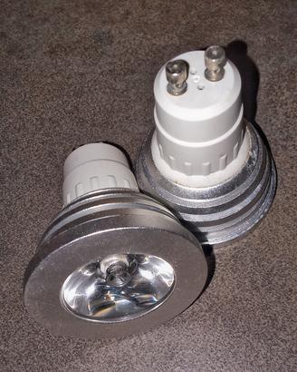 18 Lampadine LED GU10 (16 RGB + 2 colore bianco).
