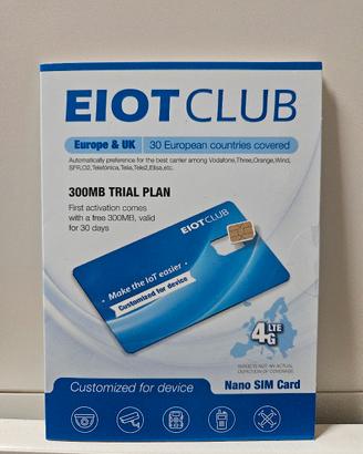 sim EiotClub per estero