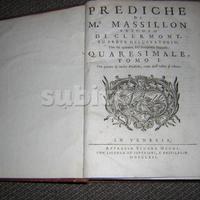 Libro Antico " Prediche di Mr Massillon "